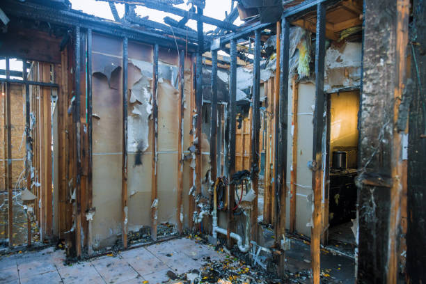 Professional Fire Damage Removal technician working in Lambertville, NJ